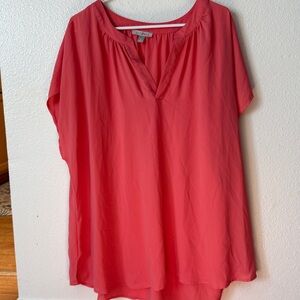 Roz & Ali Vibrant Coral Top